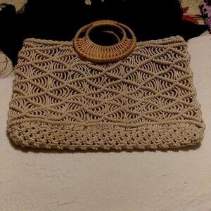 Macrame Tote Bag from Anthropologie